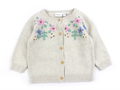 Name It peyote melange flower knit cardigan